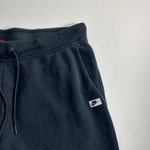 NIKE SWEATPANTS WOMEN'S PLUS SIZE 1X ESSENTIAL FLEECE PANTS BLACK BASKETBALL GYM - Picture 4 of 8